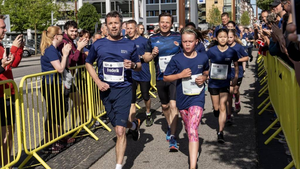 Federico de Dinamarca, en la Royal Run.