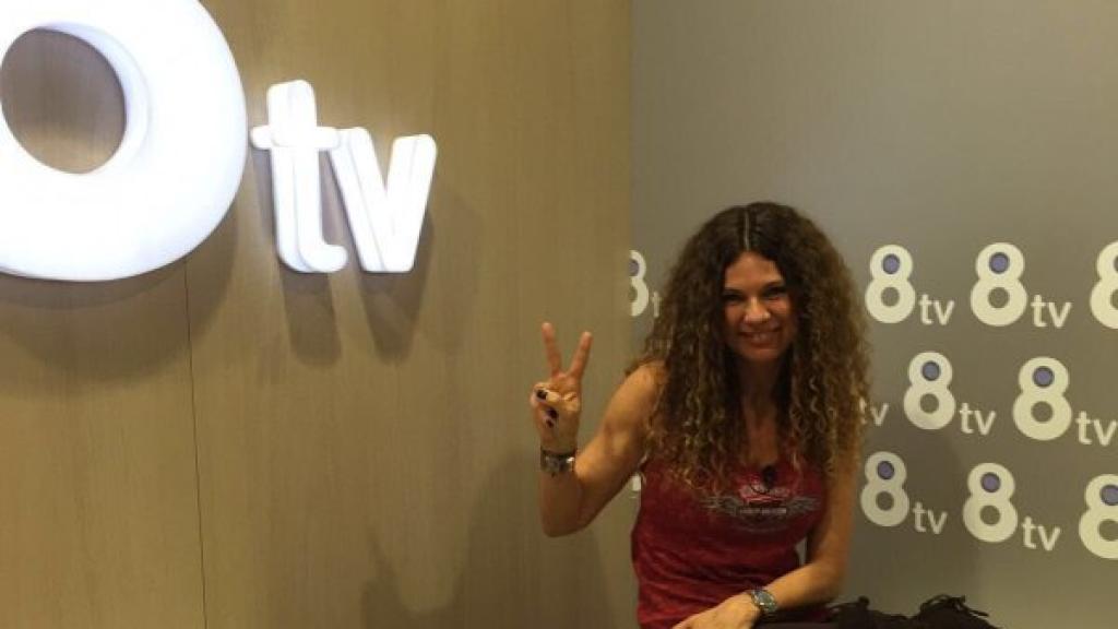 La colaboradora en 8 TV