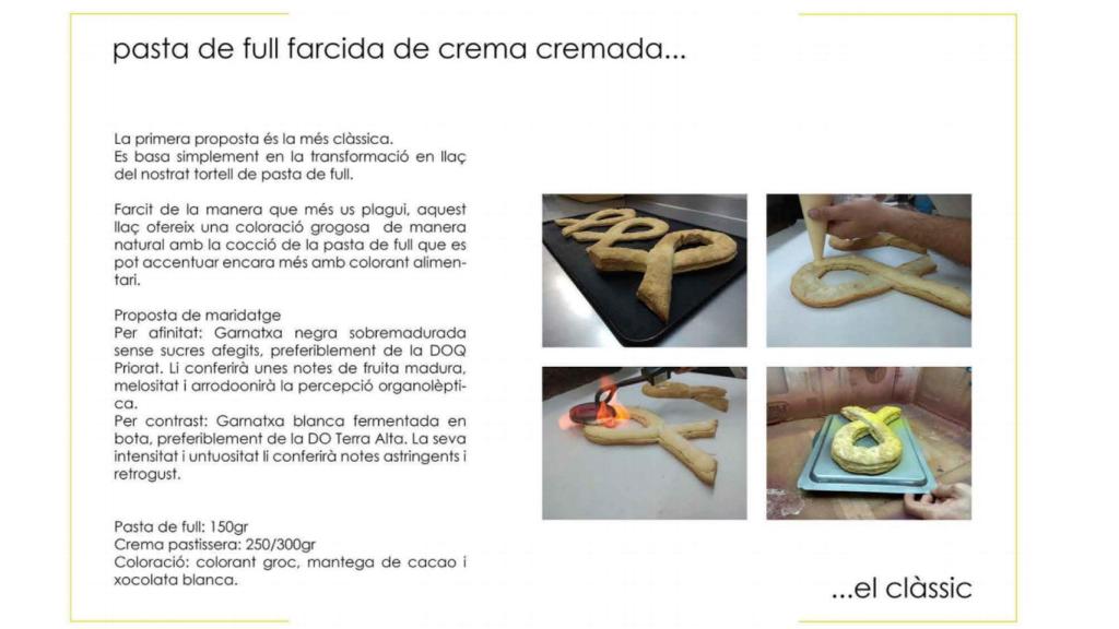 Una de las páginas del recetario independentista.