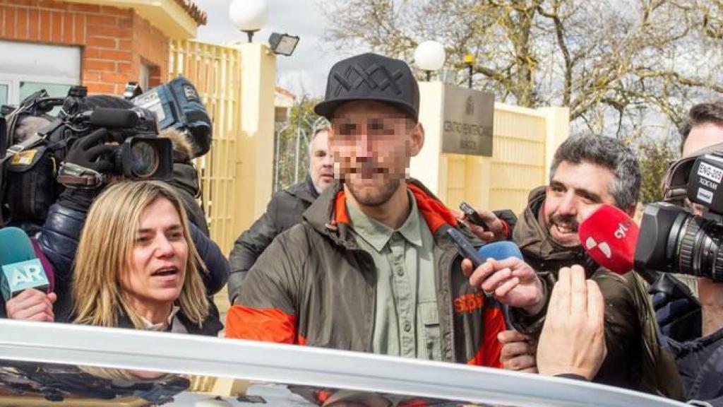 Viti, al salir de la cárcel.