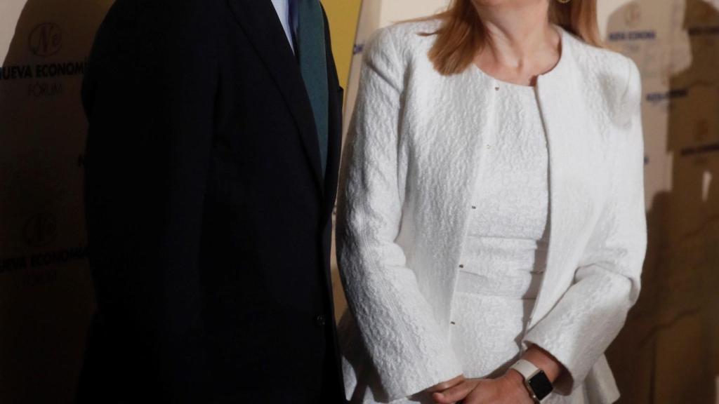 Ana Pastor junto a Pablo Casado el pasado lunes.