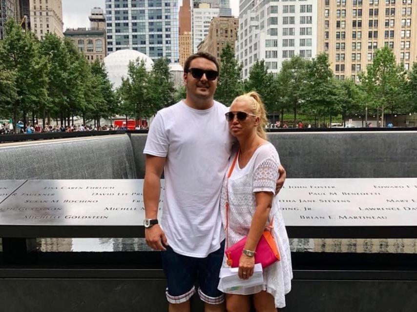 Belén y Miguel en las calles de Nueva York.