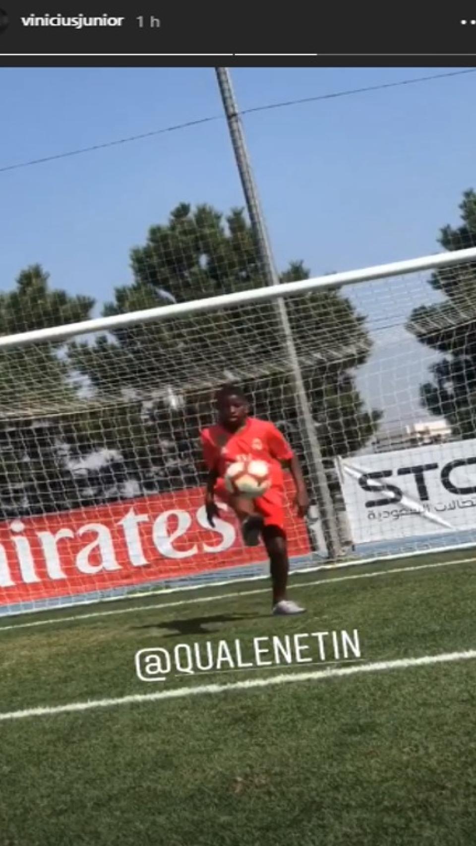 El hermano de Vinicius juega en Valdebebas