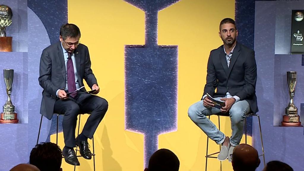 Rueda de prensa de despedida de Juan Carlos Navarro
