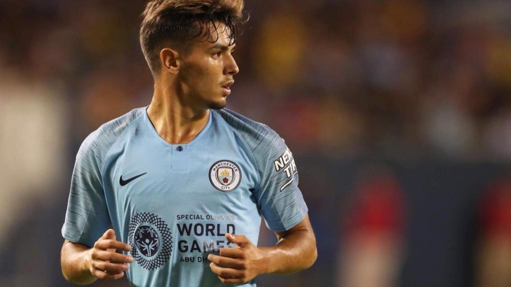 Brahim Díaz juega con el Manchester City. Foto: Twitter (@Brahim)