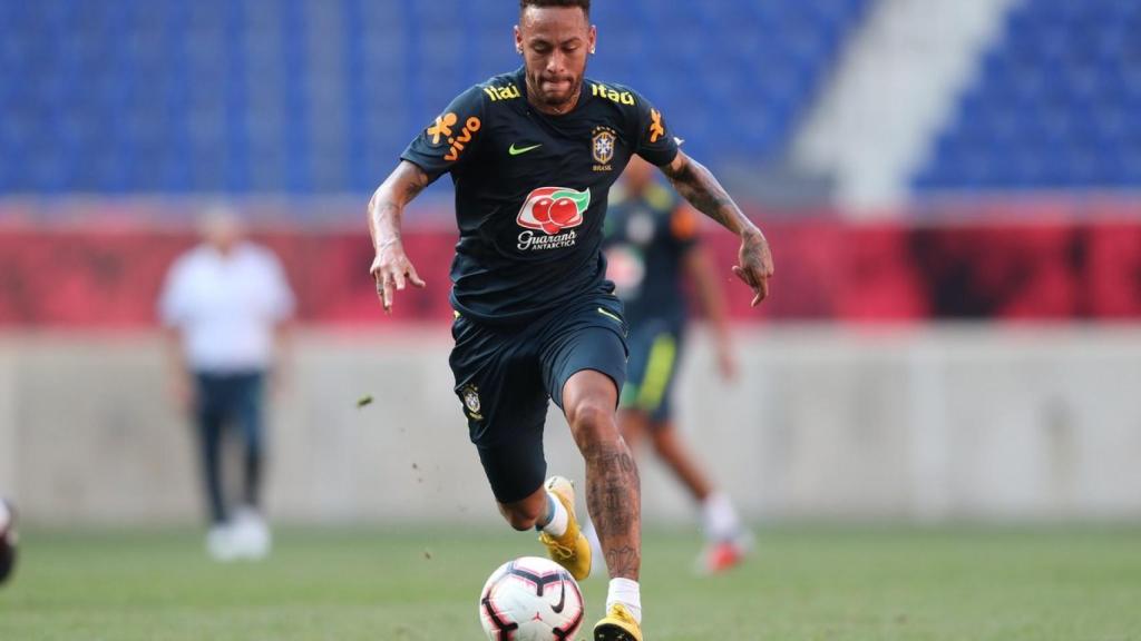 Neymar con Brasil. Foto: Twitter (@CBF_Futebol)