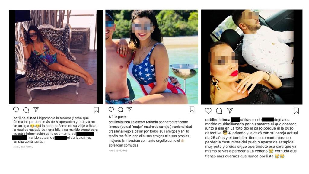 Algunas de las publicaciones de @cotilleolalinea