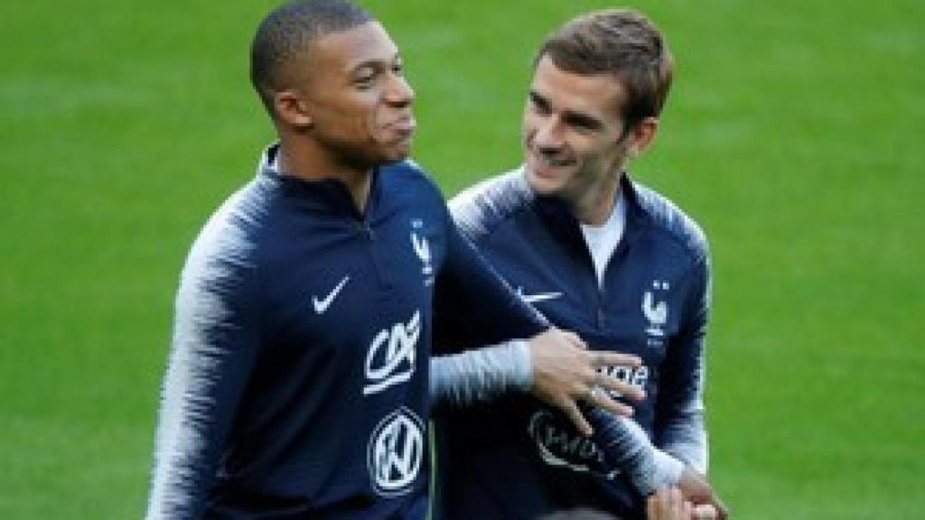 Griezmann y Mbappé