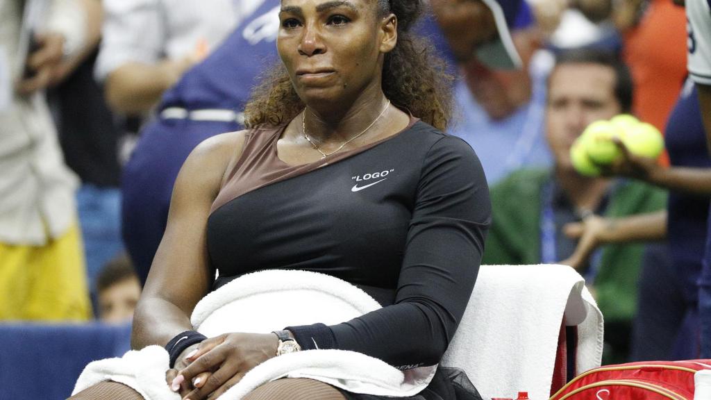 Serena Williams durante la final del US Open.