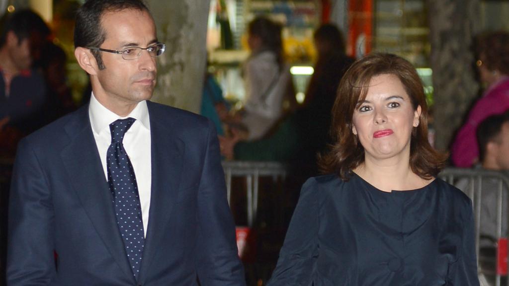 Soraya junto a su marido.