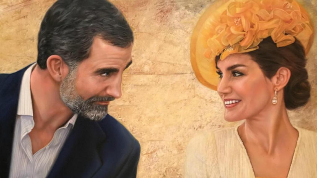 El retrato de los reyes Felipe y Letizia.