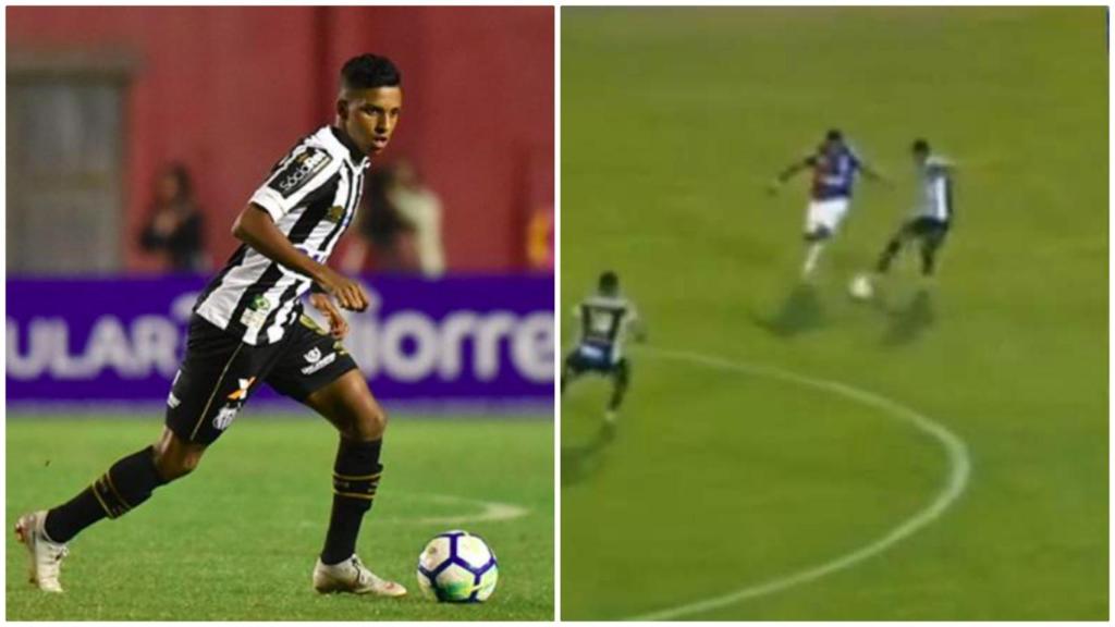 El regate de escándalo de Rodrygo contra Paraná