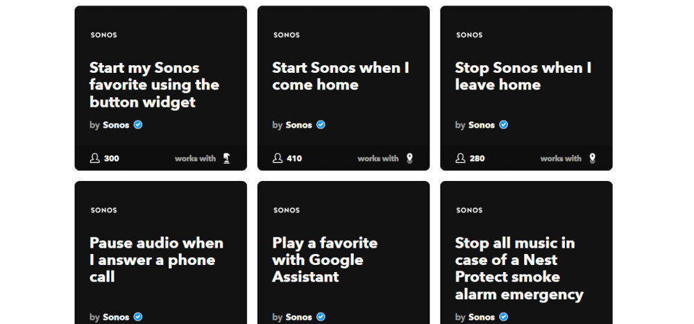 sonos ifttt 2