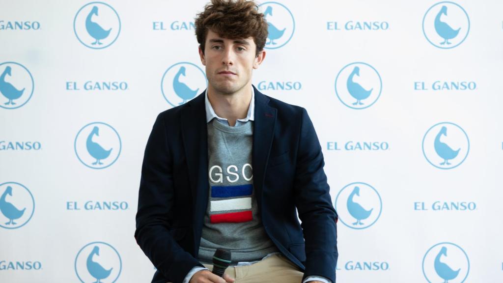 Odriozola en el acto de El Ganso