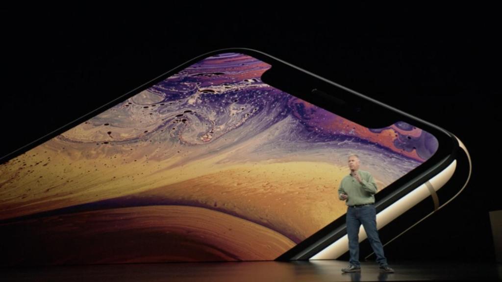 Imagen de la presentación del nuevo iPhone XS.