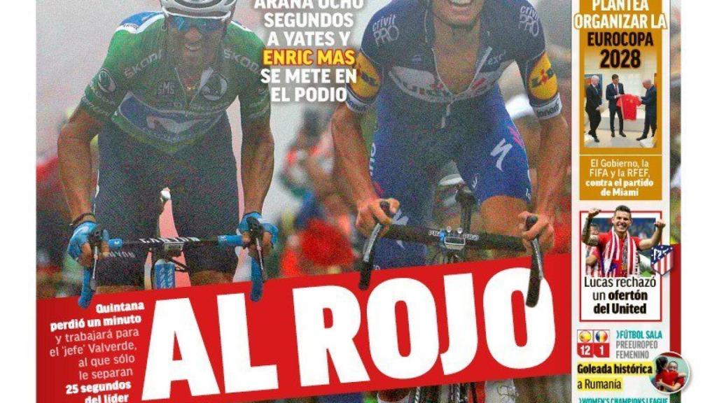 Portada MARCA (13/09/2018)