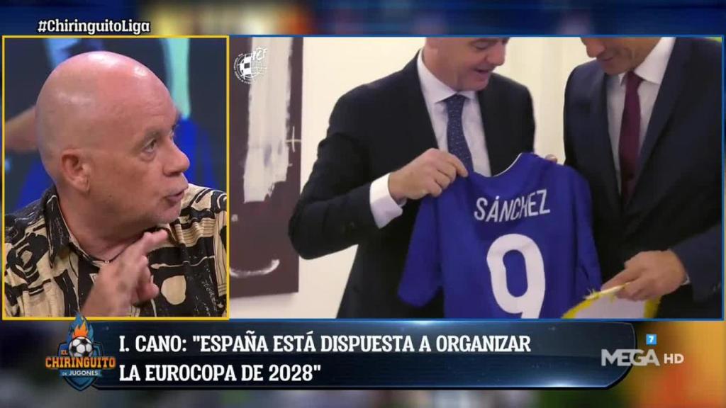 Alfredo Duro en El Chiringuito. Foto: Twitter (@elchiringuitotv)