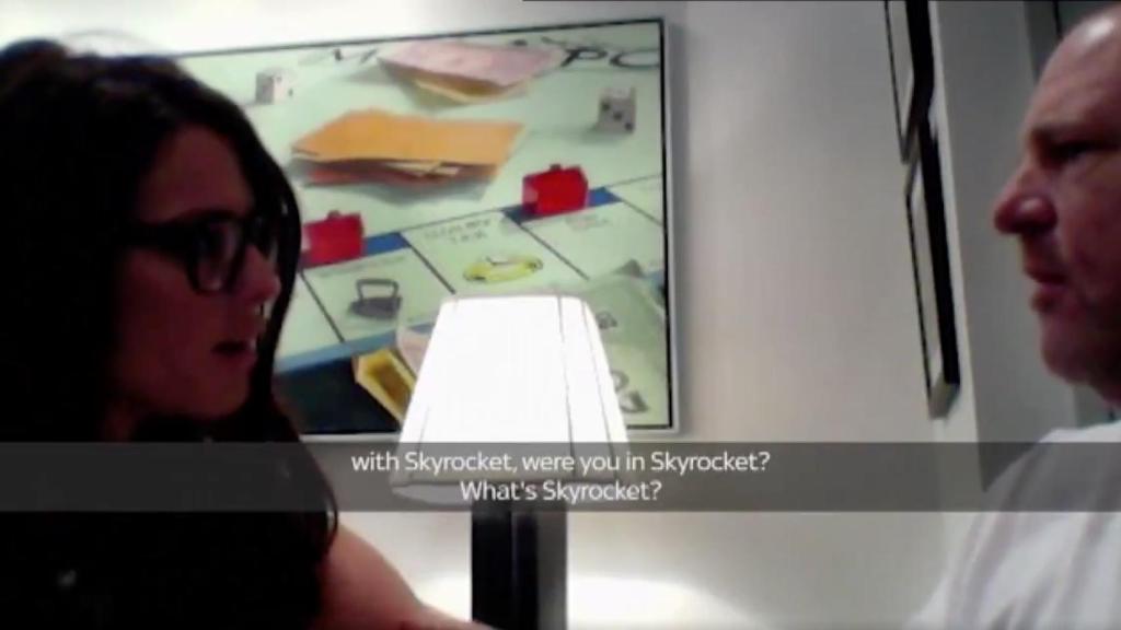 Melissa Thomson y Harvey Weinstein en un encuentro en 2011.