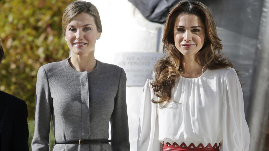Letizia y Rania de Jordania.