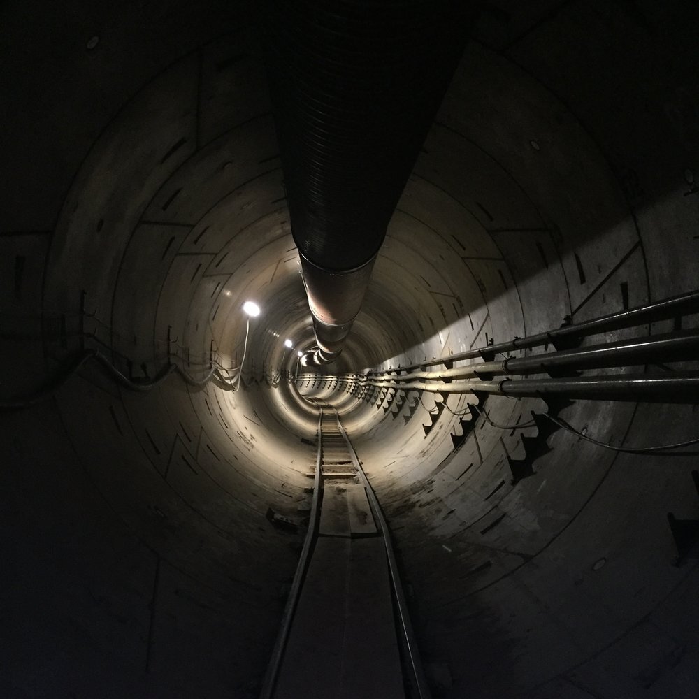 tunel Hawthorne california the boring company red de tuneles