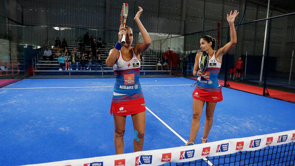 Mapi S. Alayeto y Majo S. Alayeto, durante el WPT Lugo Open