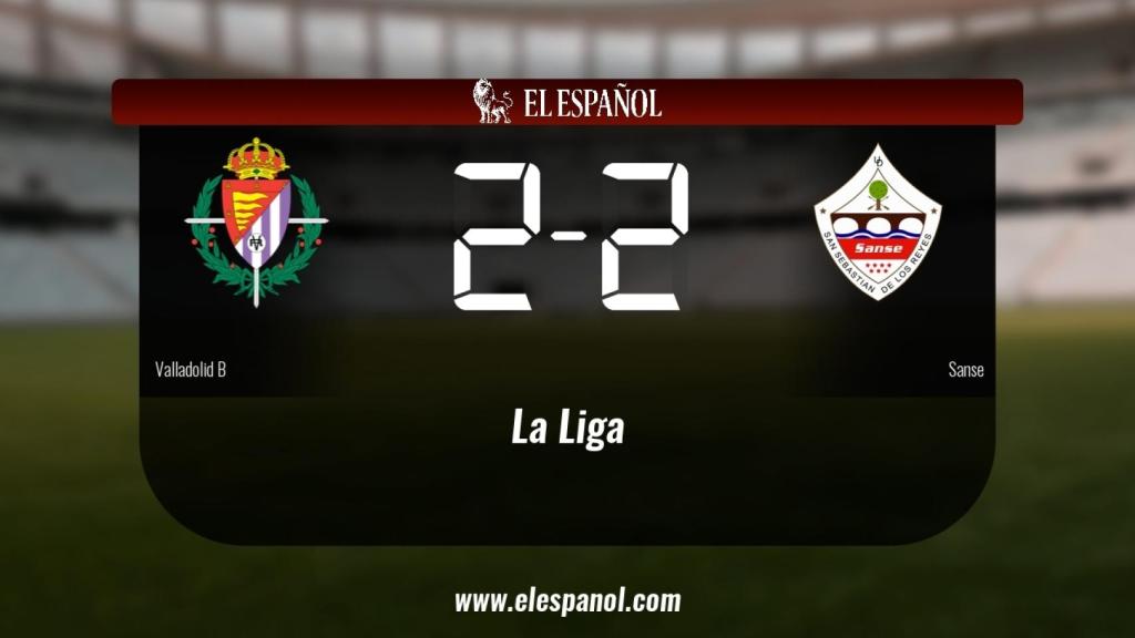 El Sanse saca un punto al Valladolid B en su casa 2-2