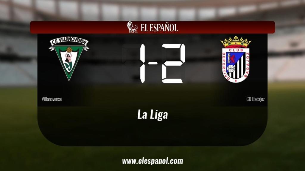 El Badajoz venció a domicilio al Villanovense