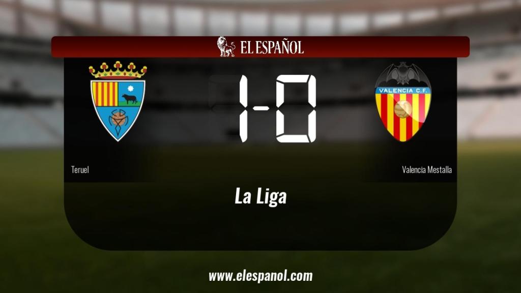 El Teruel ganó en su estadio al Valencia Mestalla