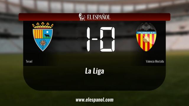 El Teruel ganó en su estadio al Valencia Mestalla