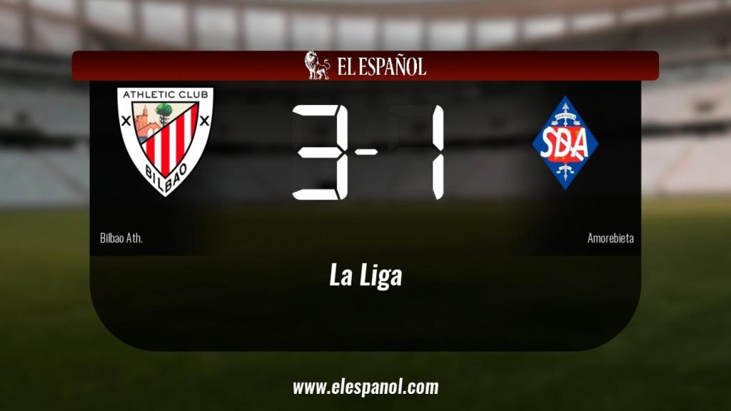El Bilbao Ath. venció en casa al Amorebieta