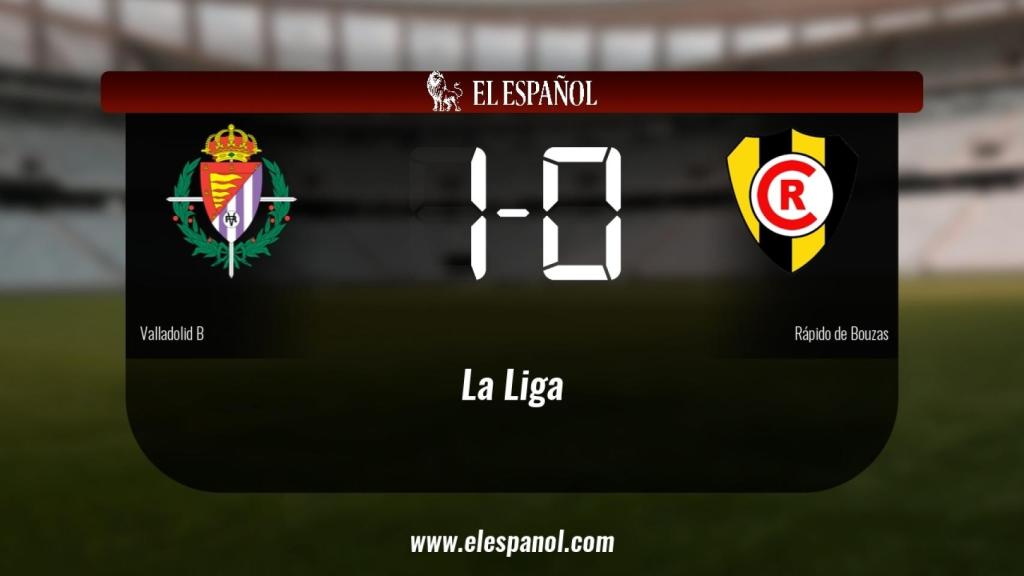 El Valladolid B derrotó al Rápido de Bouzas por 1-0
