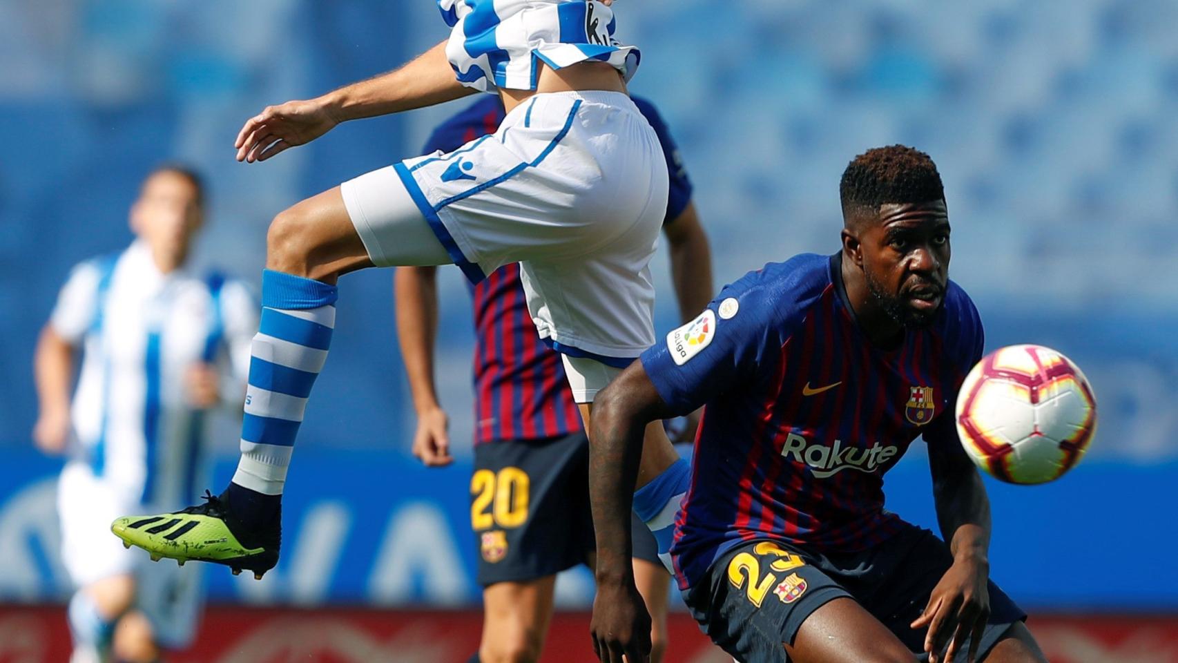 Las mejores imágenes del Real Sociedad - FC Barcelona