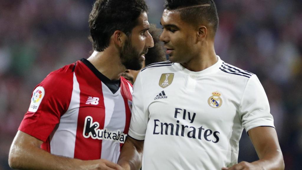 Raúl García, encarado con Casemiro