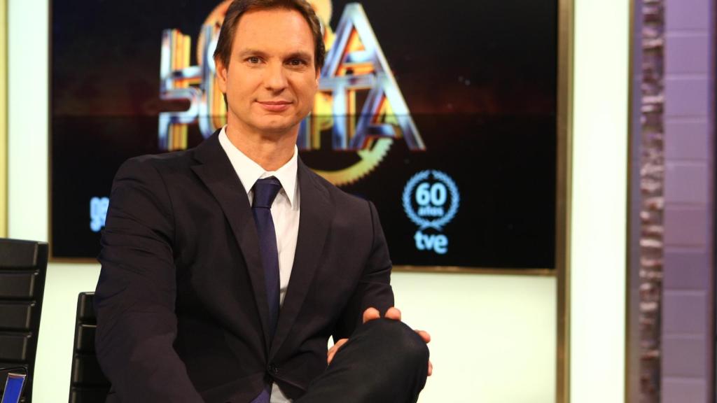 El presentador en su programa de RTVE.