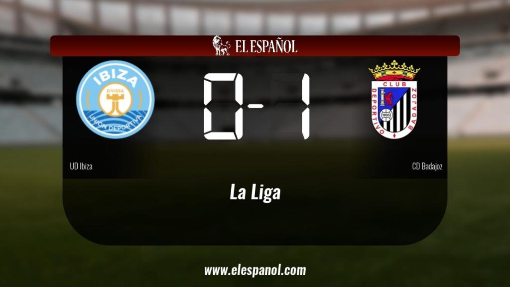 El Ibiza cae derrotado ante el Badajoz por 0-1