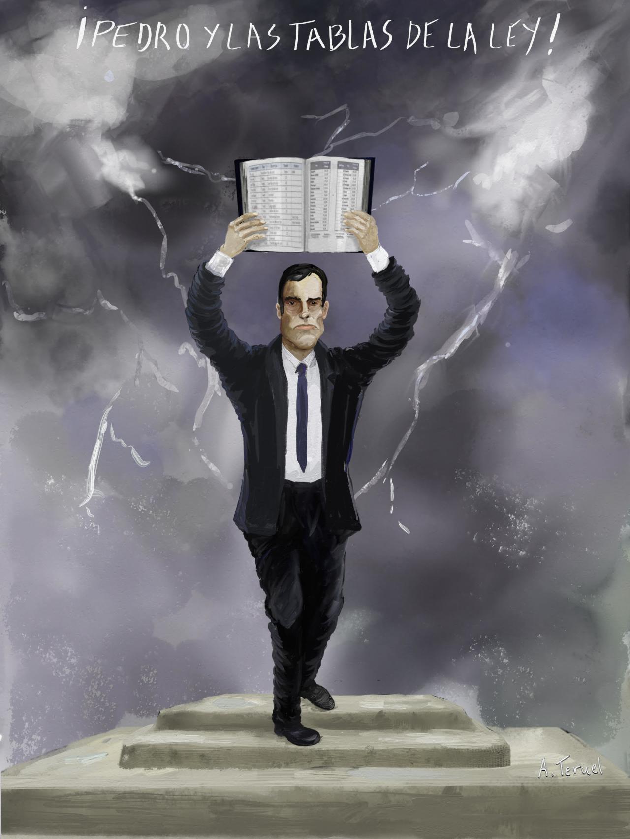 Pedro y las tablas de la ley