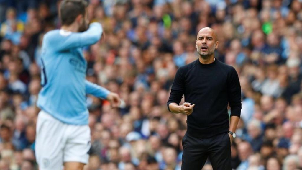 Guardiola enfadado con su equipo