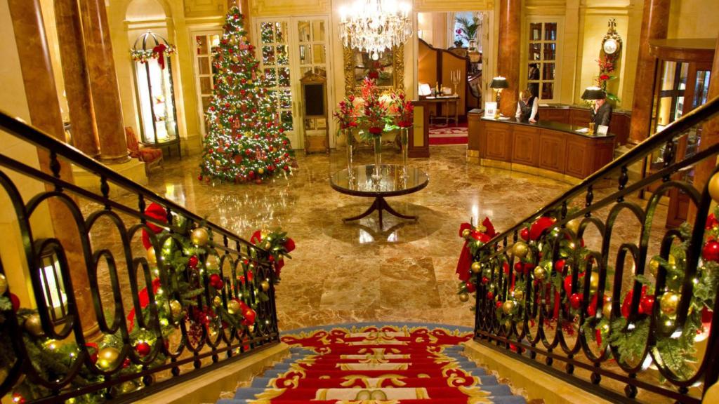 Interior del hotel Ritz antes de la reforma