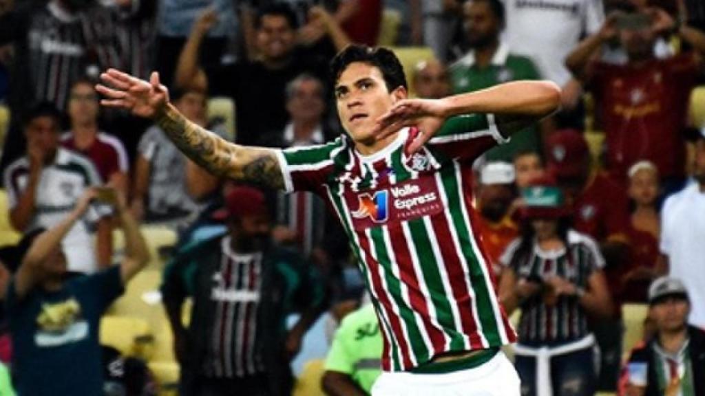 Pedro Guilherme celebra un gol con el Fluminense. Foto: Instagram (@pedroguilherme)