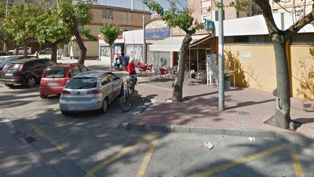 La avenida en la que una mujer prendió fuego a otra en Murcia
