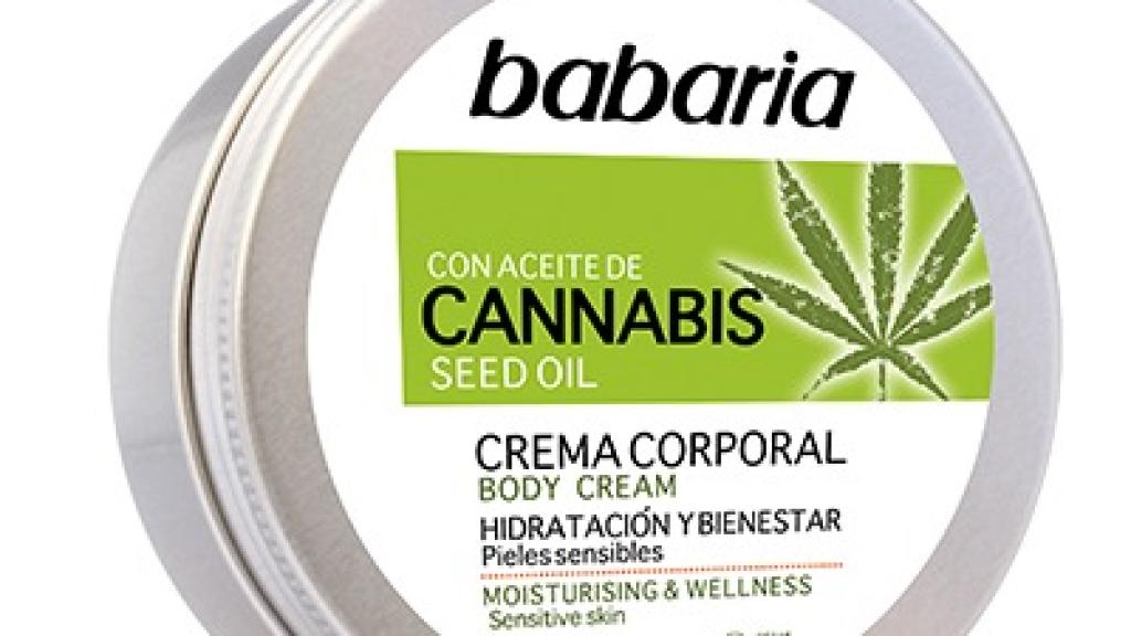 Crema con CBD de Babaria.
