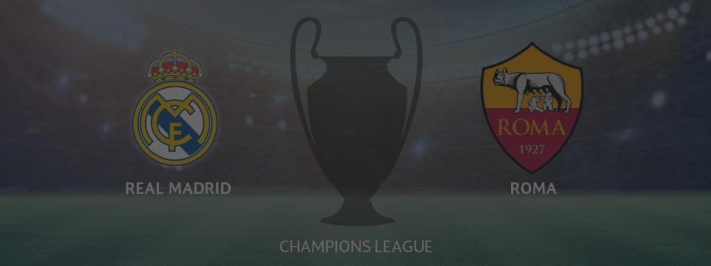 Real Madrid - AS Roma, siga en directo el partido de la Champions League