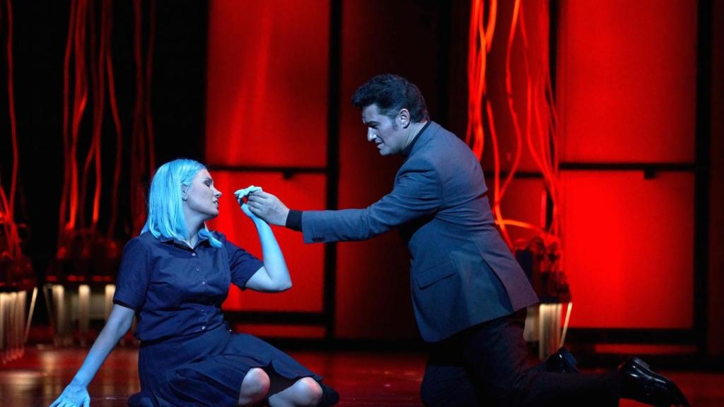 Rebeka y Beczala, en un momento de la obra.