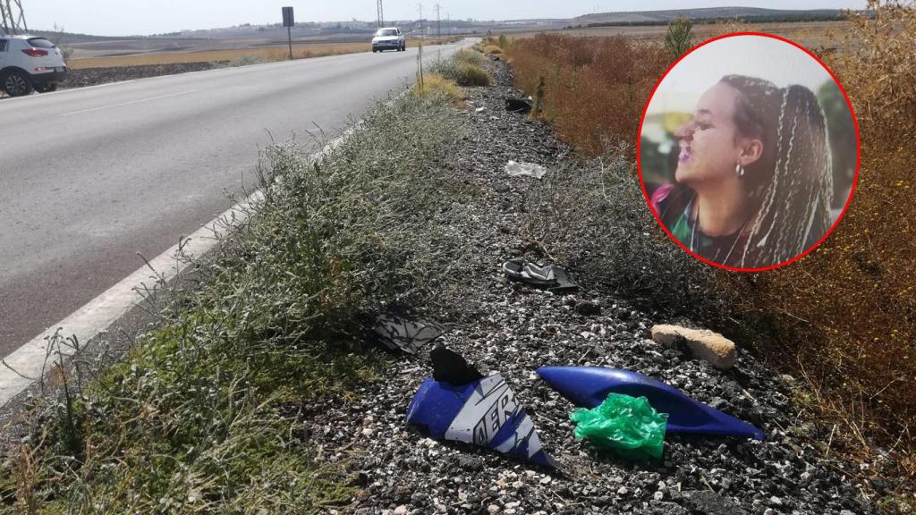 Lugar en el que se produjo el atropello mortal de Paula P.S..