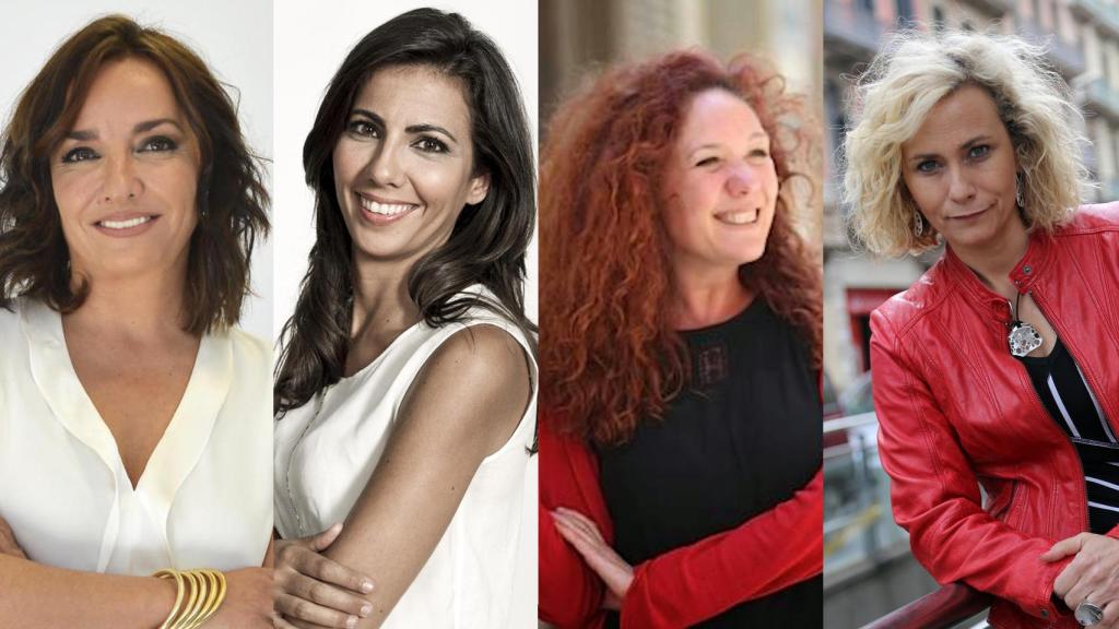 Algunas de las periodistas que sufren acoso machista por las redes.