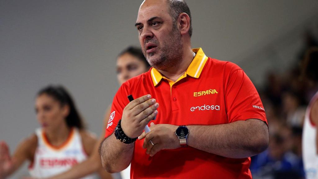 Lucas Mondelo, durante un partido con la selección española