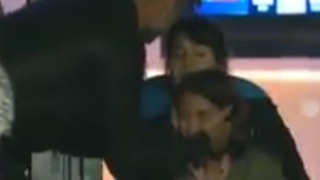 Guardiola consola a su hija por la derrota del City