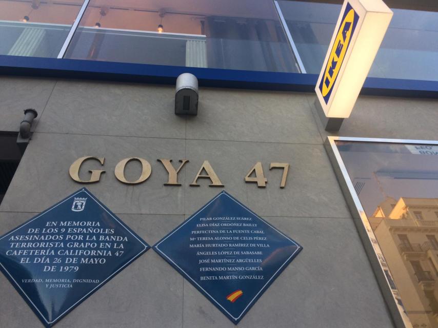 Placa conmemorativa.