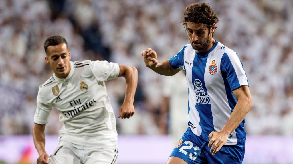Lucas Vázquez, en un partido del Real Madrid