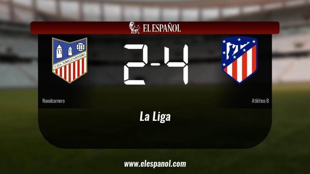 El Atlético B ganó en casa del Navalcarnero